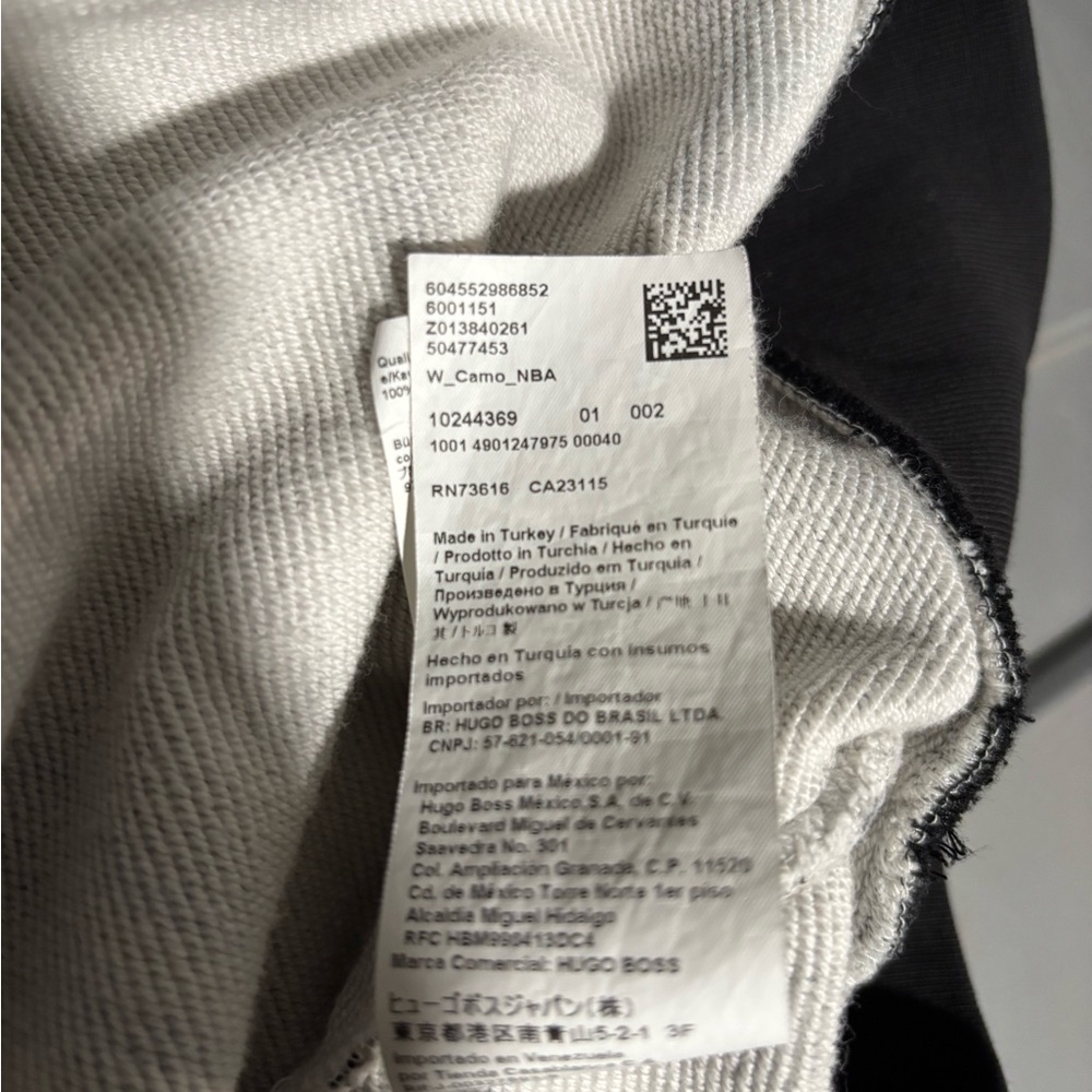 Hugo Boss X NBA Los Angeles Lakers Men's Camo Pullover Hoodie - Picture 6 of 6